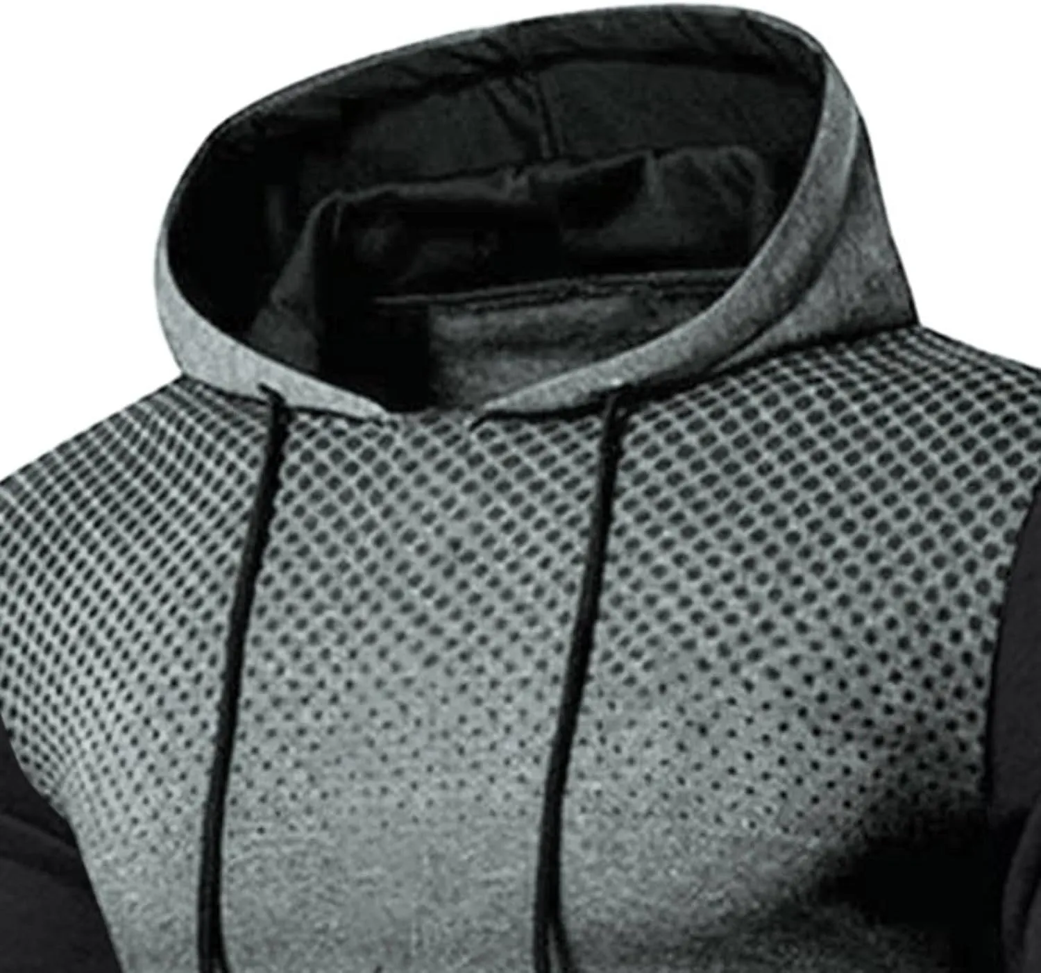 Mens 2 Piece Sweatsuit Set Leisure Splice Zipper Sweater Pants Sports Suit Color Block Hoodies and Sweatpants Set