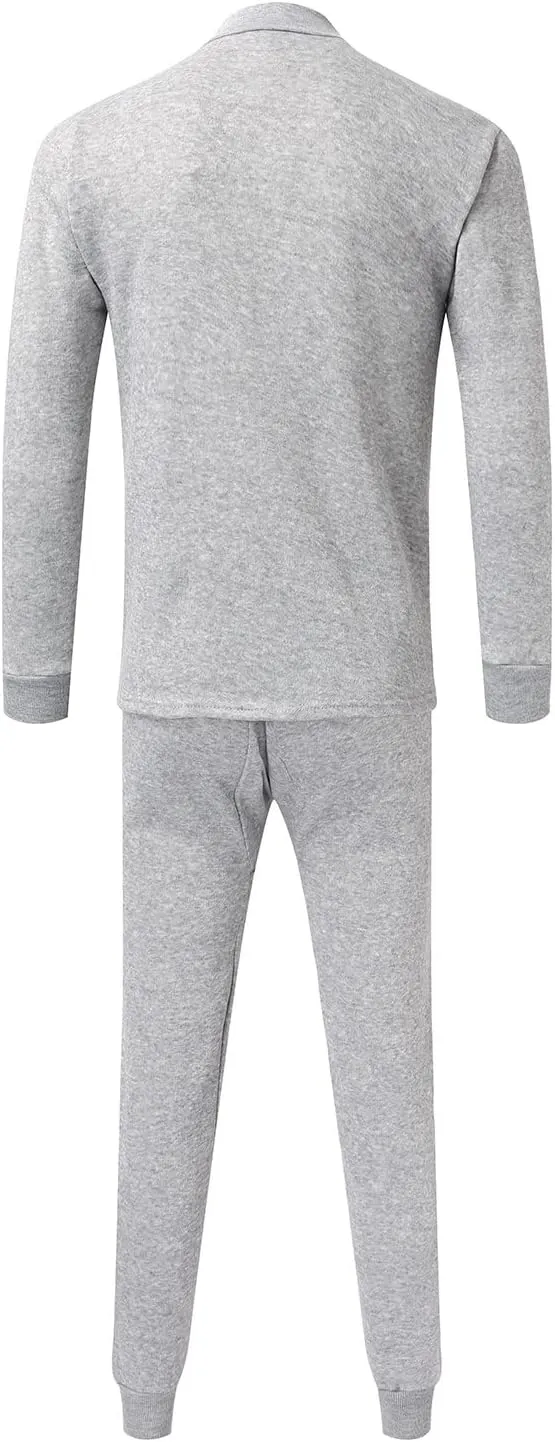 Mens 2 Piece Sweatsuit Set Leisure Splice Zipper Sweater Pants Sports Suit Color Block Hoodies and Sweatpants Set