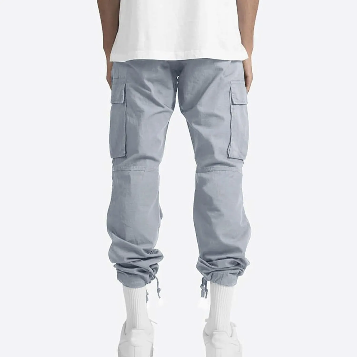 Mens Cargo Pants Casual Outdoor Hiking Pant for Men Tapered Streetwear Joggers with Pockets Athletic Sweatpants