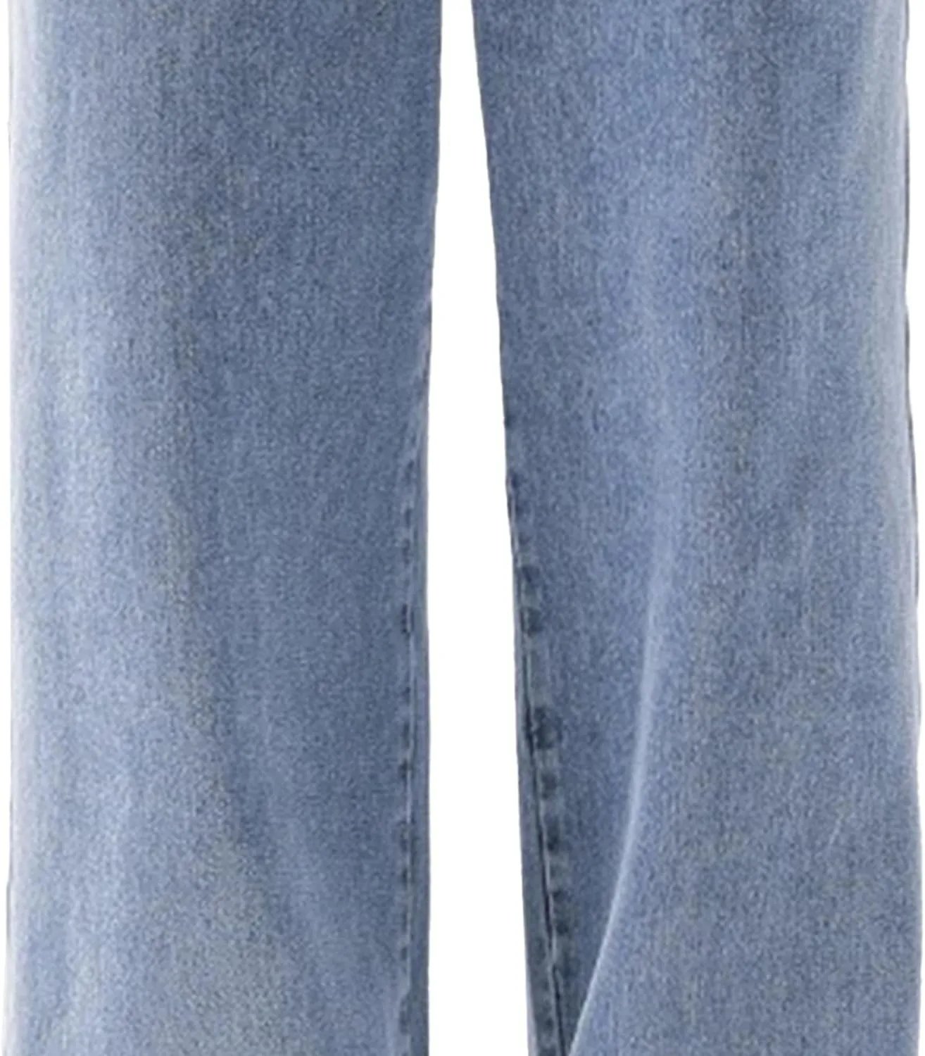 Men's Casual Ripped Jeans Stacked Distressed Patchwork Denim Pants Stretchy Straight Leg Style