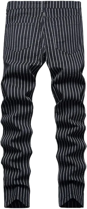 Men's Classic Multi-Pocket Relaxed Straight Leg Plus Size Fashion Pants Straight Mid Rise Jeans Men's Pants Jeans