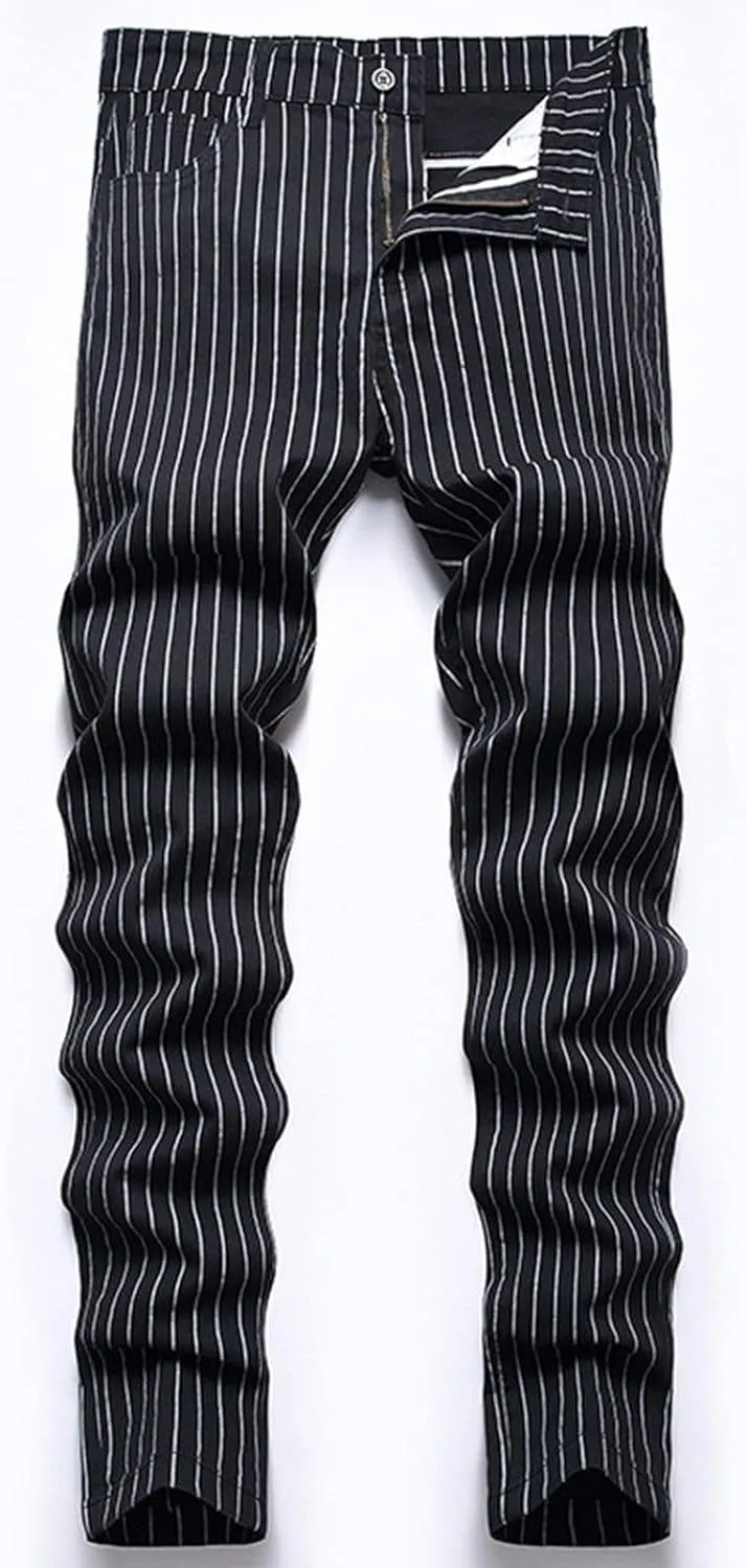 Men's Classic Multi-Pocket Relaxed Straight Leg Plus Size Fashion Pants Straight Mid Rise Jeans Men's Pants Jeans