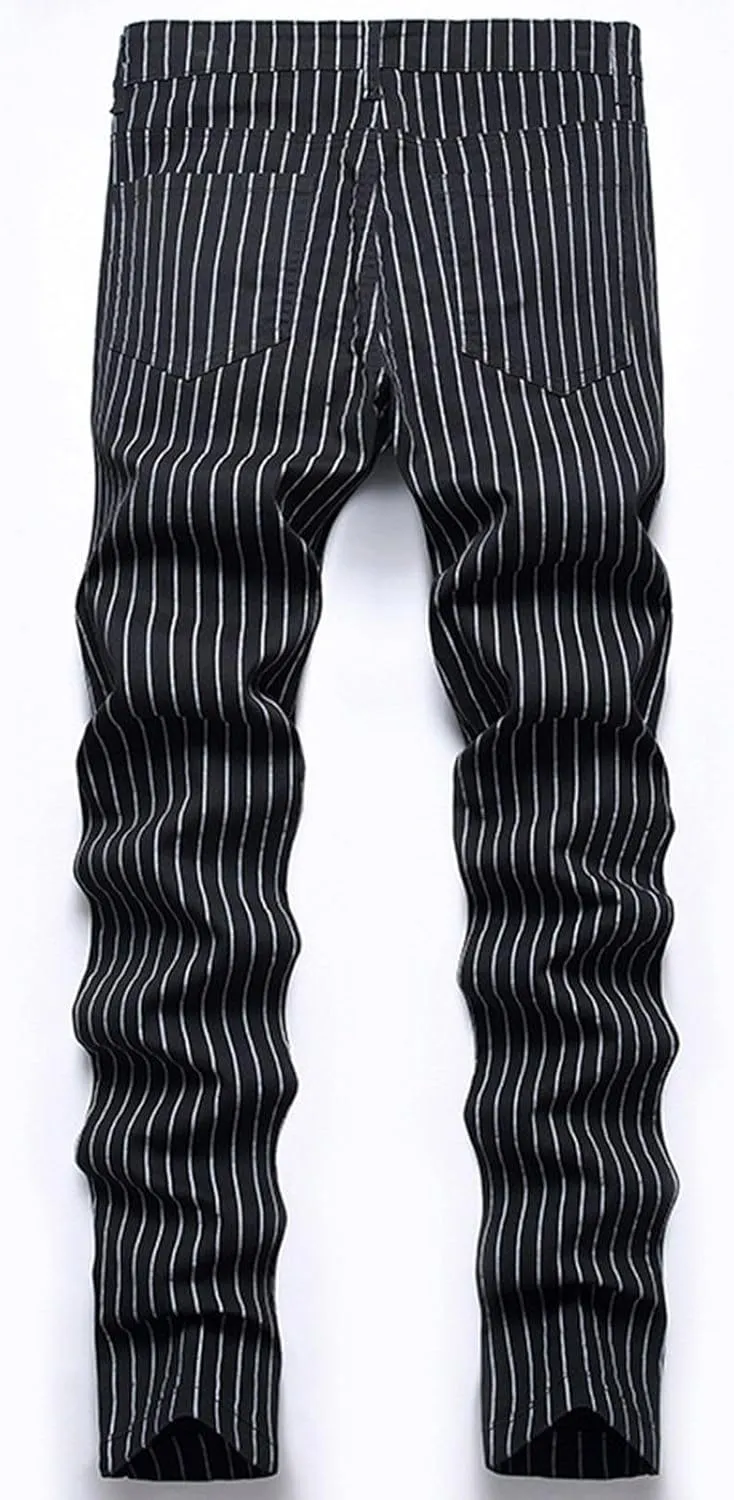Men's Classic Multi-Pocket Relaxed Straight Leg Plus Size Fashion Pants Straight Mid Rise Jeans Men's Pants Jeans