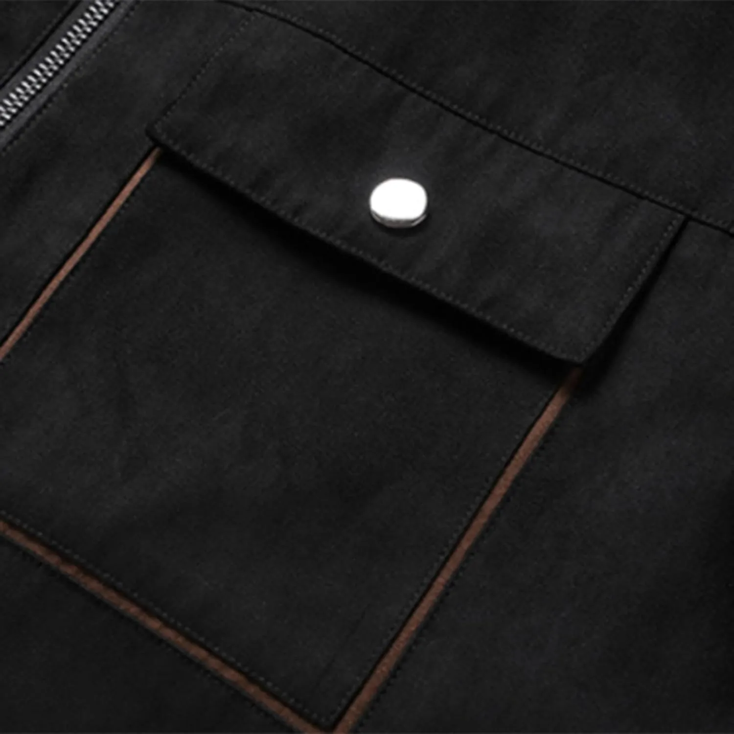 Men's Corduroy Jacket Thickened Sherpa Lined Trucker Jacket Turn-Down Collar Full Zip Warm Winter Jacket with Pockets