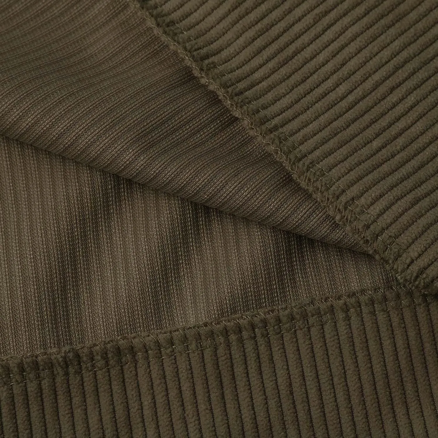 Mens Corduroy Shirt Button Up Pullover Lapel Collar Mock Neck Sweaters Long Sleeve Polo Sweatshirts with Elbow Patches