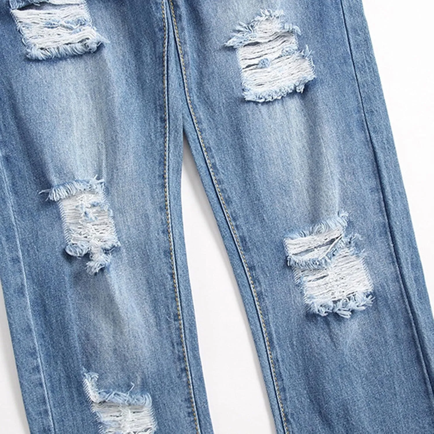 Men's Fashion Brand High Street Buckle Zipper Denim Long Pants Trousers Mens Jean Mens Fitted Jeans Jean