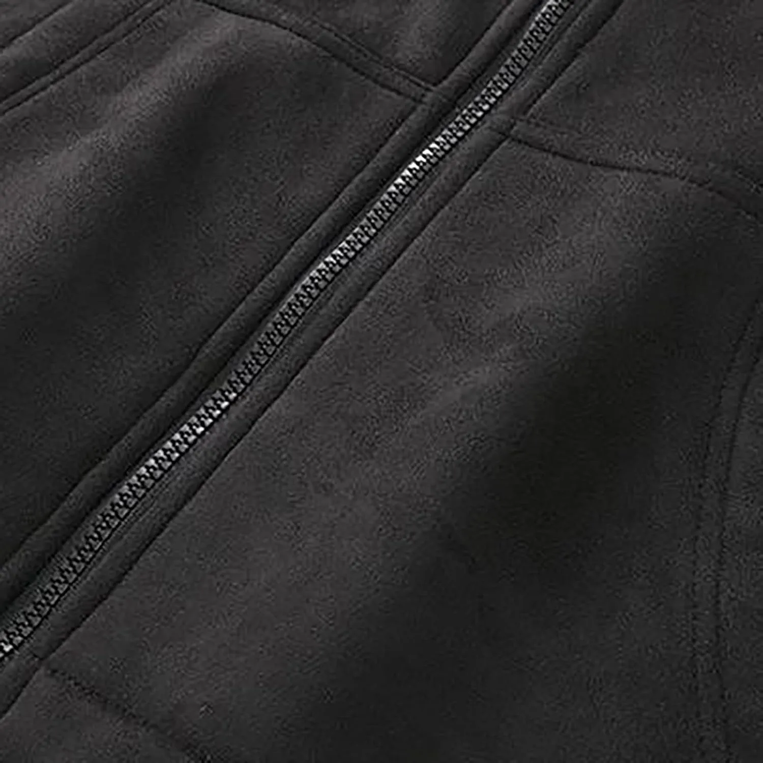 Men's Fleece Heavyweight Full Zip Hoodies Thicken Sherpa Lined Sweatshirt Slim Fit Winter Warm Hooded Jackets Outwear