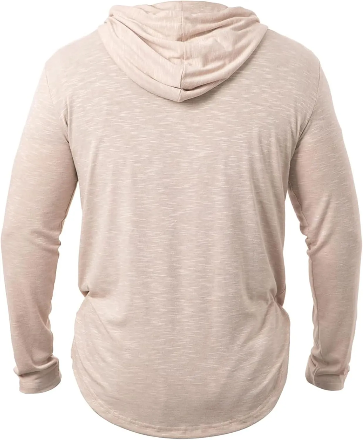 Mens Hooded T Shirts Long Sleeve Moisture Wicking Sports Tops Workout Crew Neck Classic Plain High Performance Shirt
