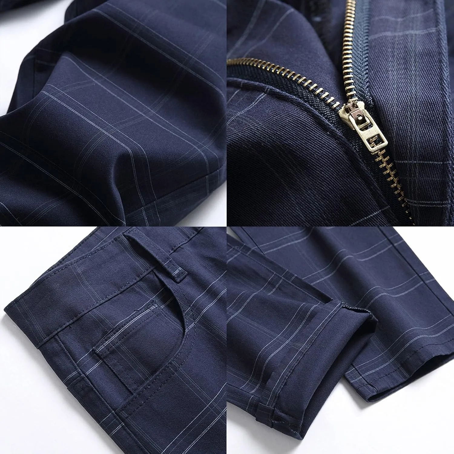 Mens Jeans Regular Fit Athletic Fit Jeans Comfort Stretch Denim Jeans Loose Embroidery Hip Hop Dance Denim Pants