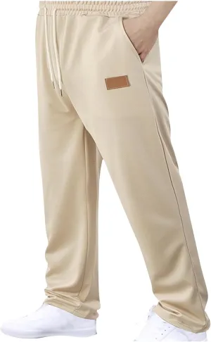 Mens Lightweight Hiking Pants Quick Dry Stretch Joggers for Running Workout Casual Elastic Waist Long Sweatpants