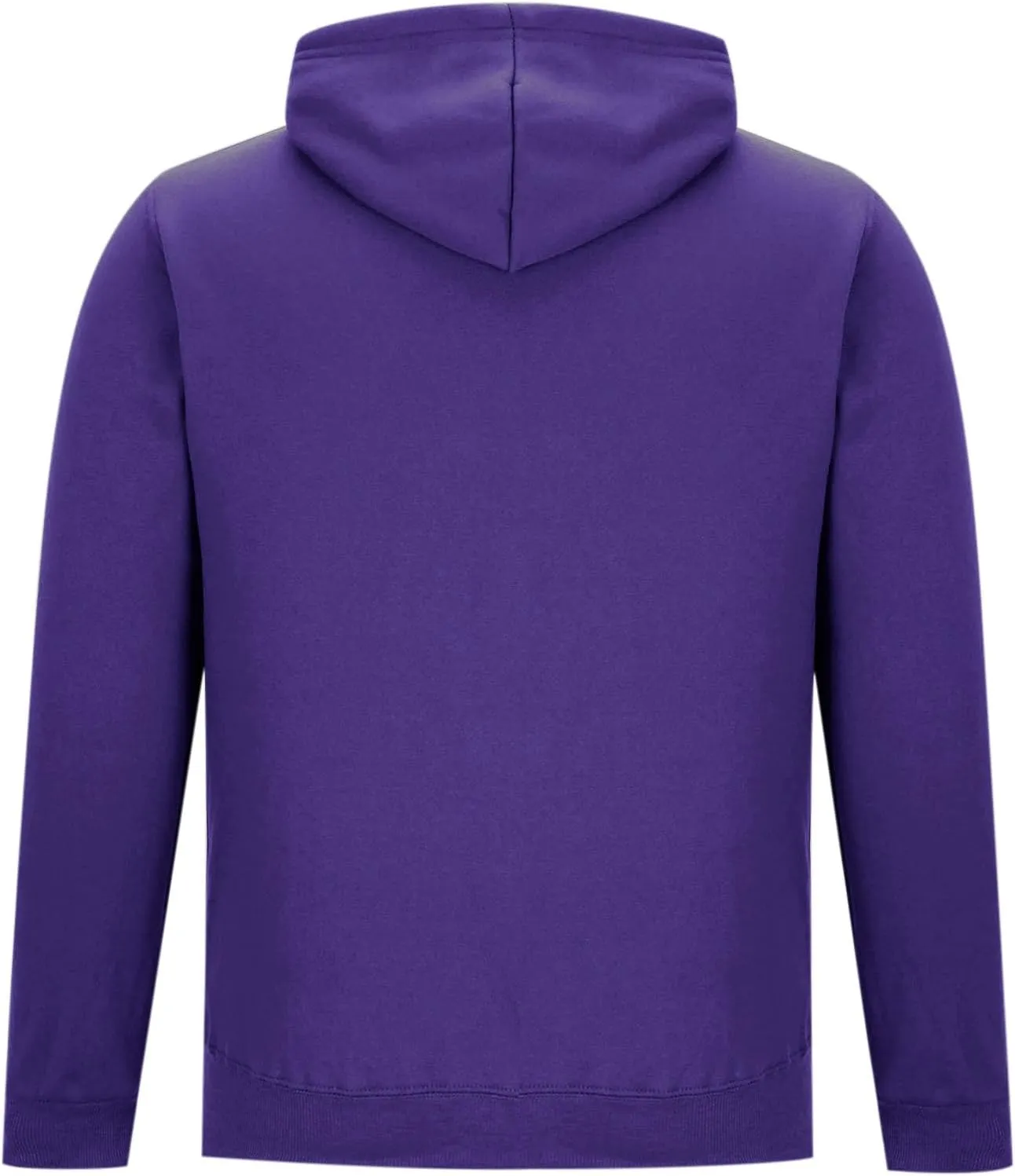 Men's Long Sleeve Full Zip Cardigan Sweater Plain Baggy Hooded Casual Workout Hoodie Classic-Fit Jogger Coats