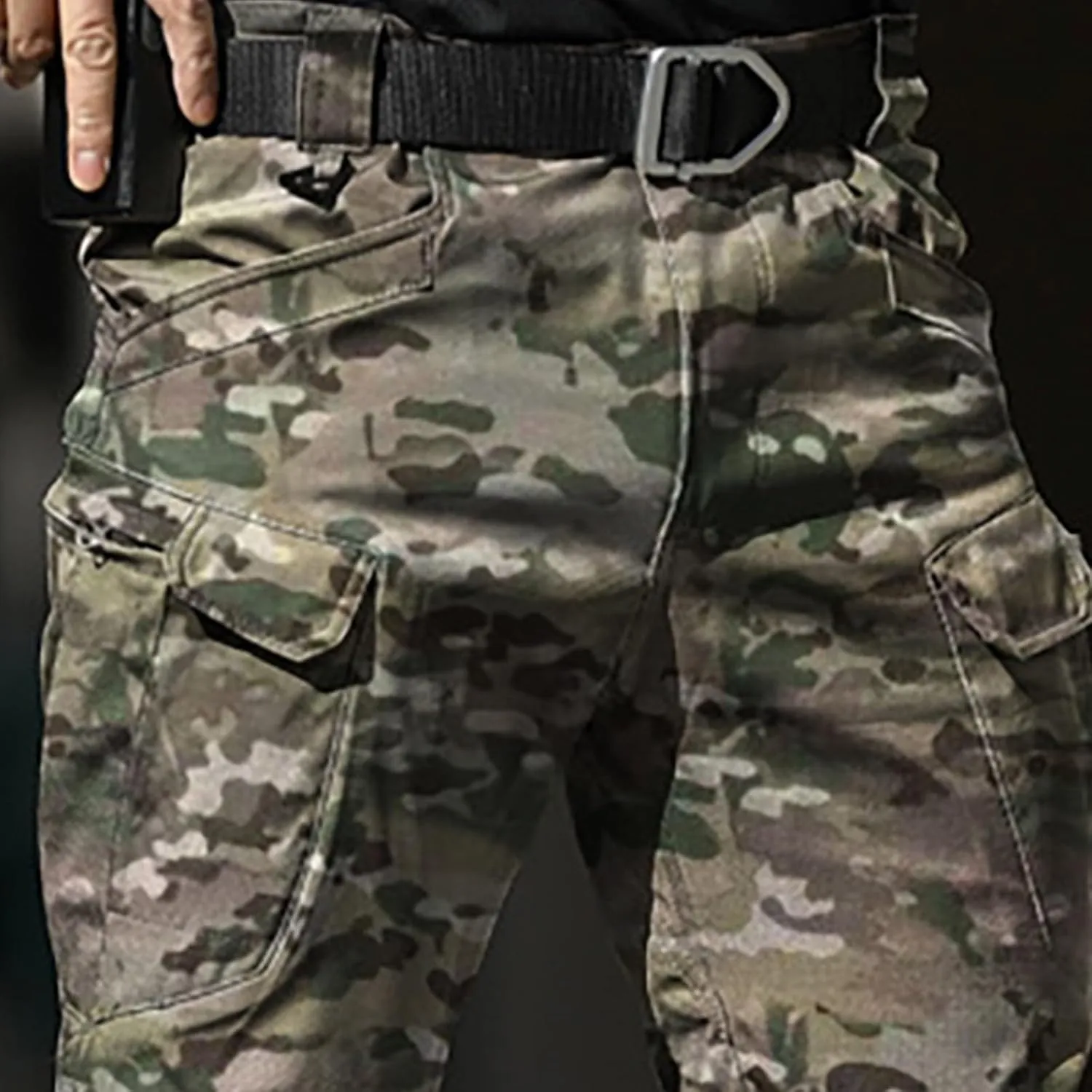 Mens Resort Wear 2025 Camo Cargo Pants Y2k Men Baggy Camouflage Pants Oversized Joggers Trousers Sweatpants with Pockets