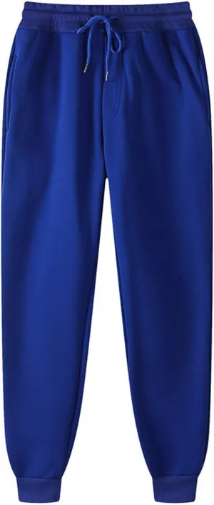 Mens Sweatpants Casual Drawstring Fleece Sweat Pants Outdoor Stretch Sport Relax Fit Active Big and Tall Joggers