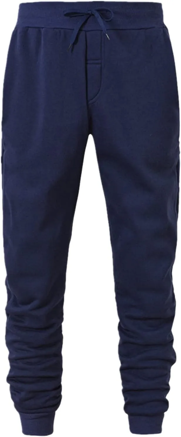 Mens Sweatsuits 2 Piece Set Cotton Tracksuit Hoodies and Sweapants Set with Pockets Fleece Jogging Suits Plus Size Sweat Suit