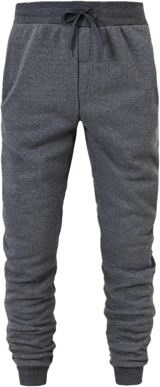 Mens Sweatsuits 2 Piece Set Cotton Tracksuit Hoodies and Sweapants Set with Pockets Fleece Jogging Suits Plus Size Sweat Suit