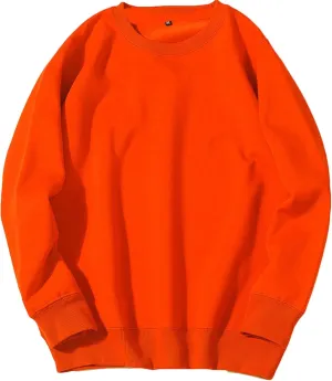 Muscularfit Crewneck Sweatshirts for Men Loose Fit Long Sleeve Solid Causal Pullover Shirts Lightweight Gym Athletic Shirt