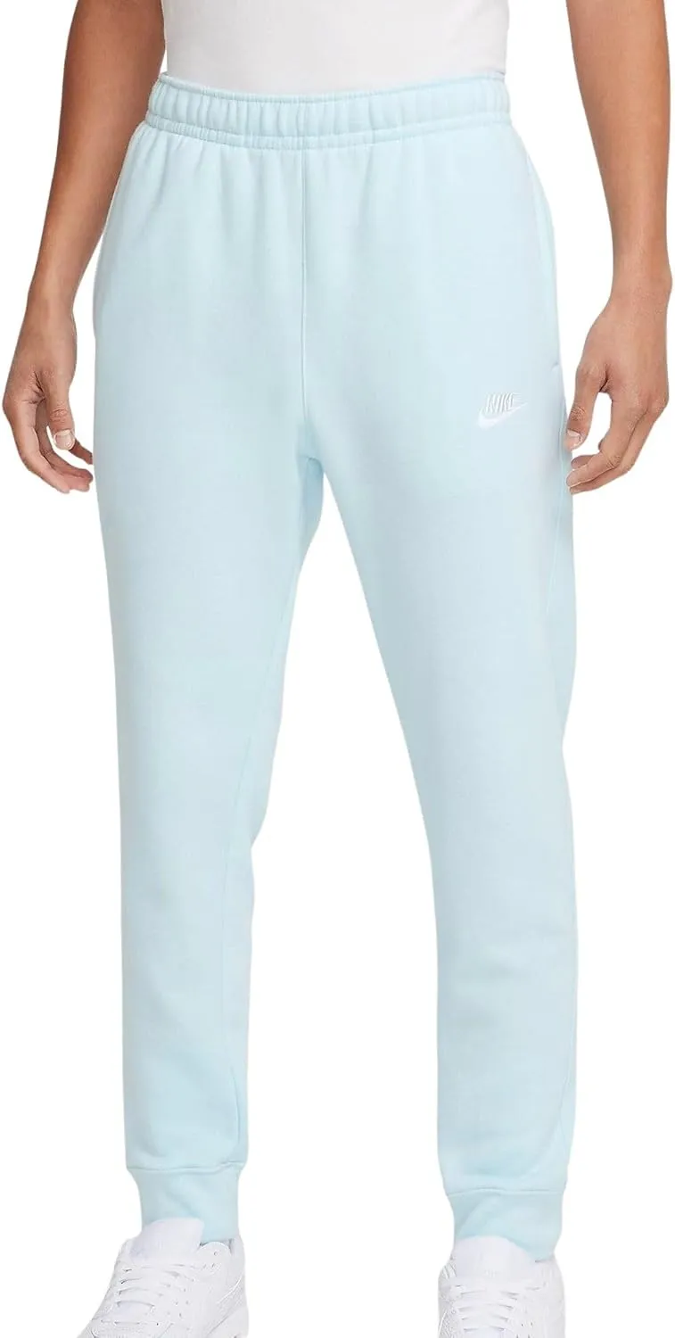Nike Sportswear Club Fleece Joggers (BV2671-474, Glacier Blue/Glacier Blue/White)
