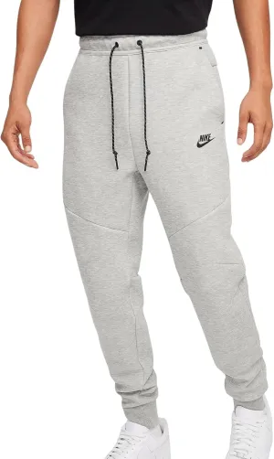 Nike Tech Men's Fleece Joggers (HV0959-063, Dark Grey Heather/Black)