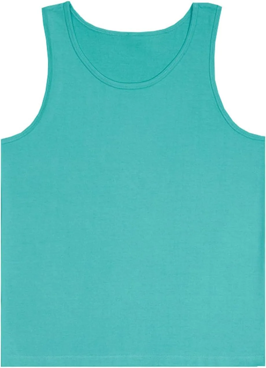Oplxuo Womens Sleeveless Round Neck Tank Tops Fashion Summer Casual Basic Slim Fit Tees Shirt Cotton Clothes
