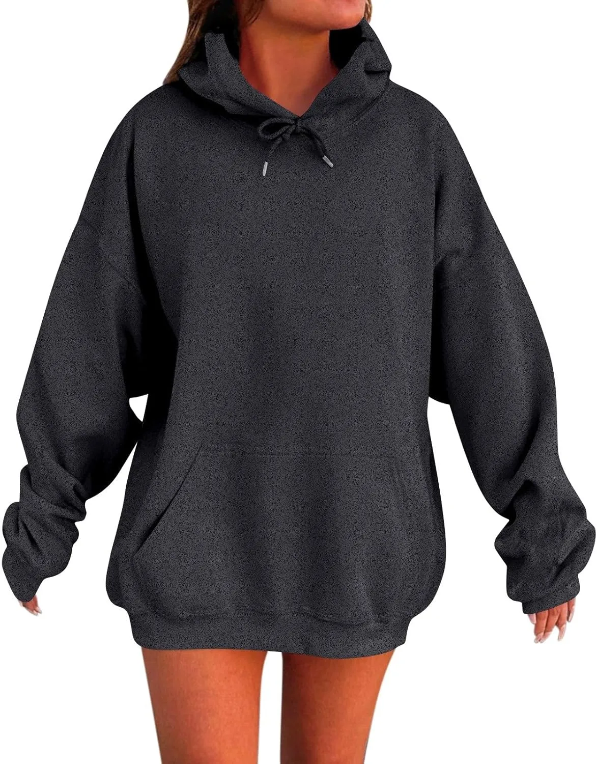 Oversized Hoodies for Women Casual Fleece Sweatshirts Trendy Drawstring Pullover Sweaters Cute Hoodie with Pocket
