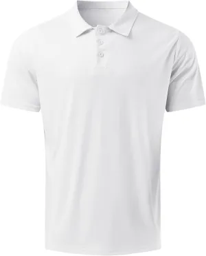 Polo Tshirts for Men Short Sleeve Lapel Collared Cable Knitted Shirts Casual Quarter Zipper Slim Fit Tees Golf Shirts