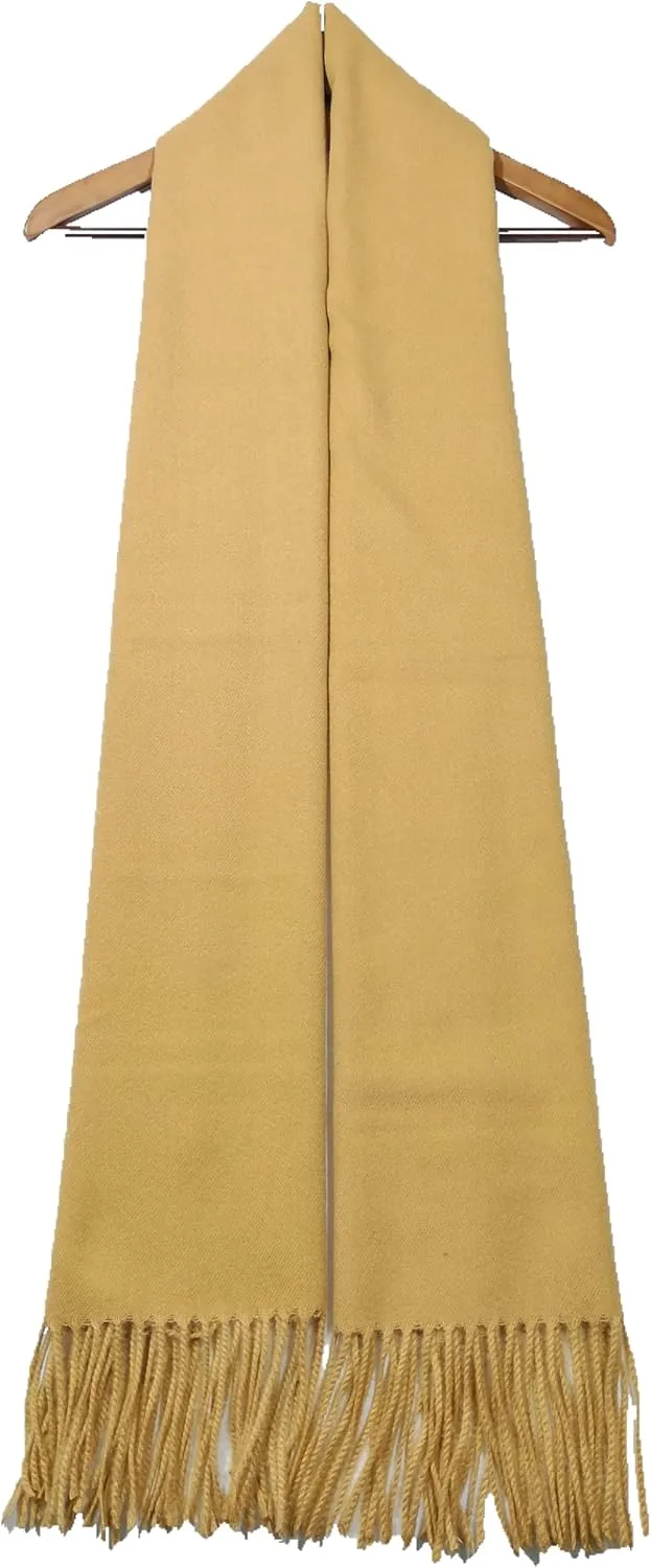Shanlin Large Size Unisex Imitation Cashmere Winter Scarves for Men and Women
