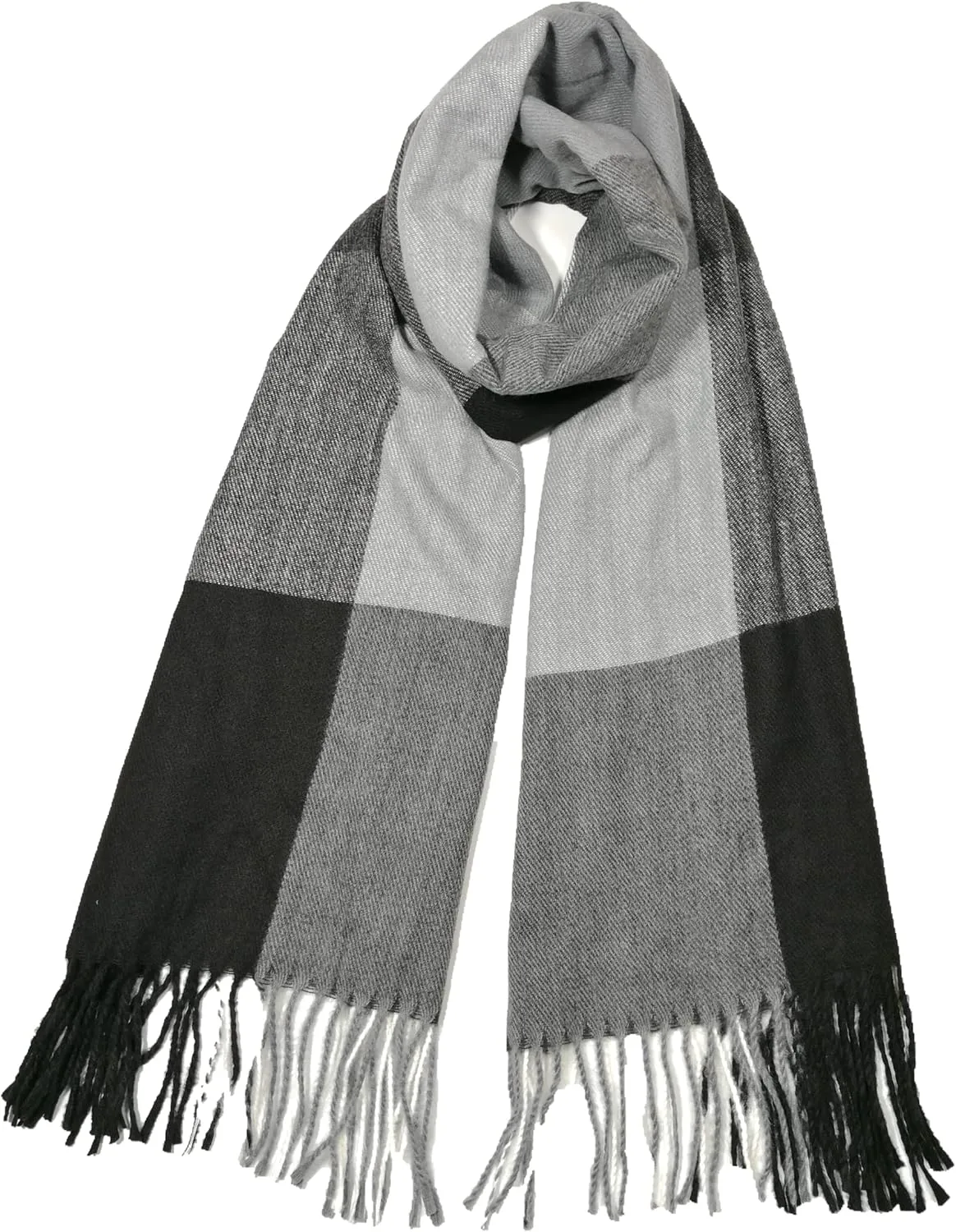 Shanlin Large Size Unisex Imitation Cashmere Winter Scarves for Men and Women