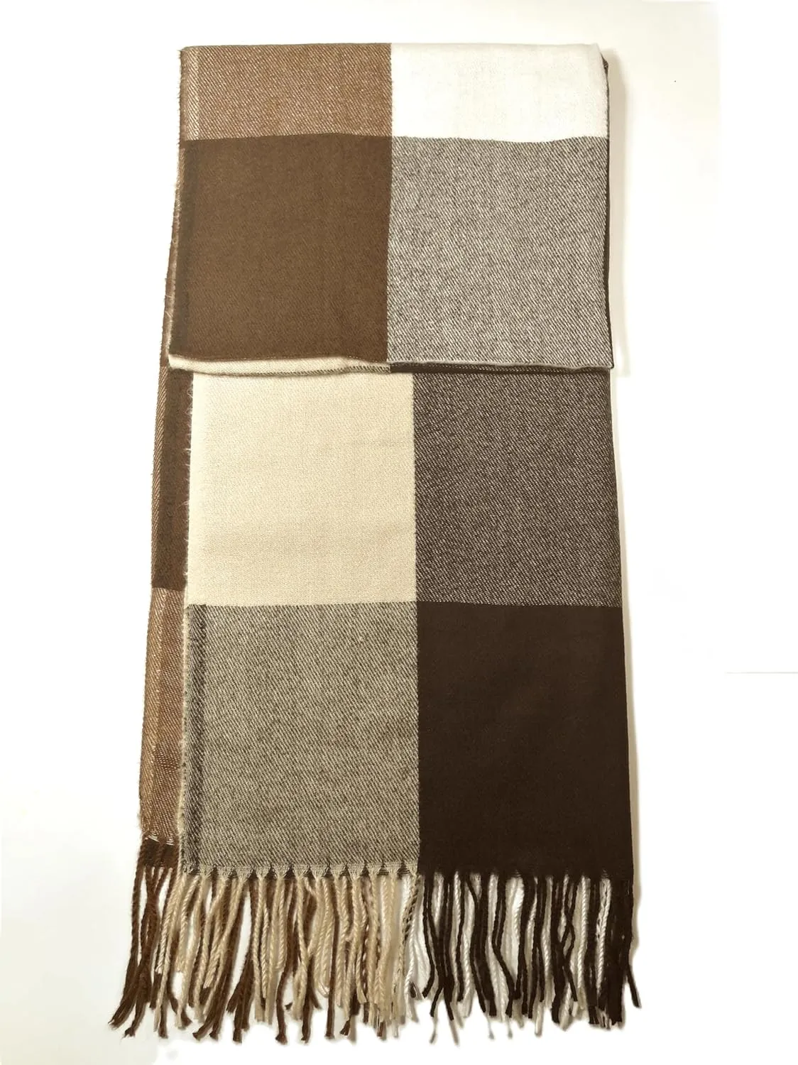 Shanlin Large Size Unisex Imitation Cashmere Winter Scarves for Men and Women