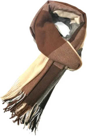 Shanlin Large Size Unisex Imitation Cashmere Winter Scarves for Men and Women