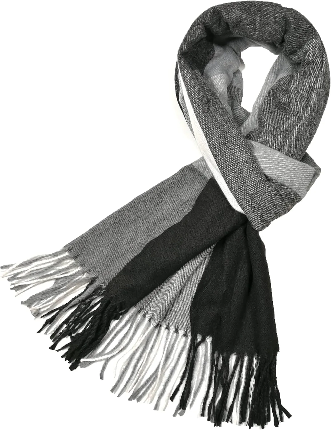 Shanlin Large Size Unisex Imitation Cashmere Winter Scarves for Men and Women