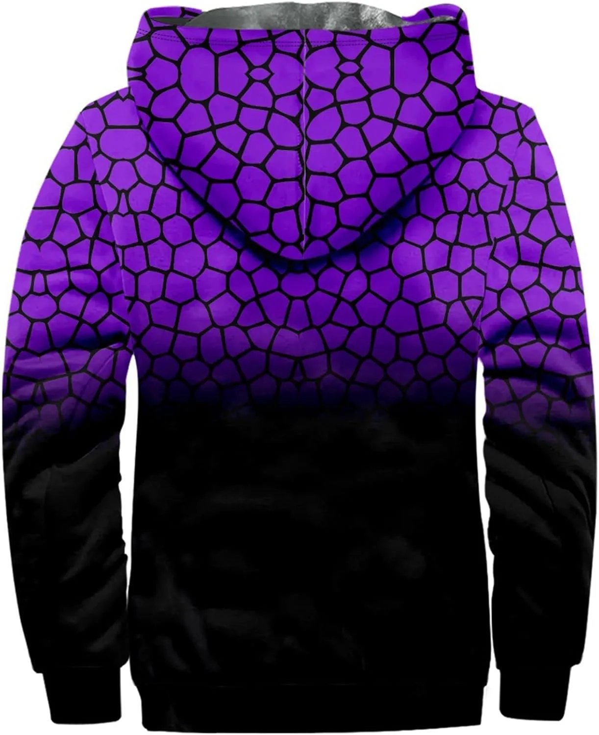 Sherpa Hoodie Men Winter Coat Plus Size Fleece Lined Jacket Hoodie Full Zip Thicken Warm Sweatshirt Outwear