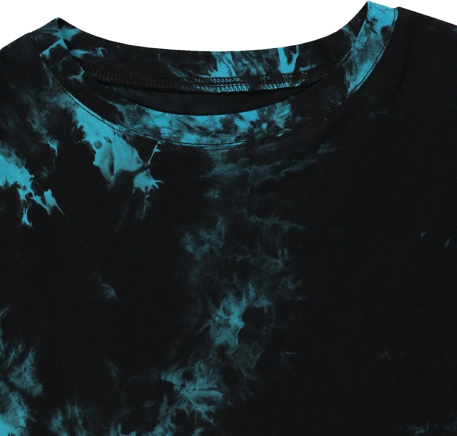 SOFIA'S CHOICE Tie Dye Shirt Women Oversized Tshirts Summer Casual Short Sleeve Tee Tops
