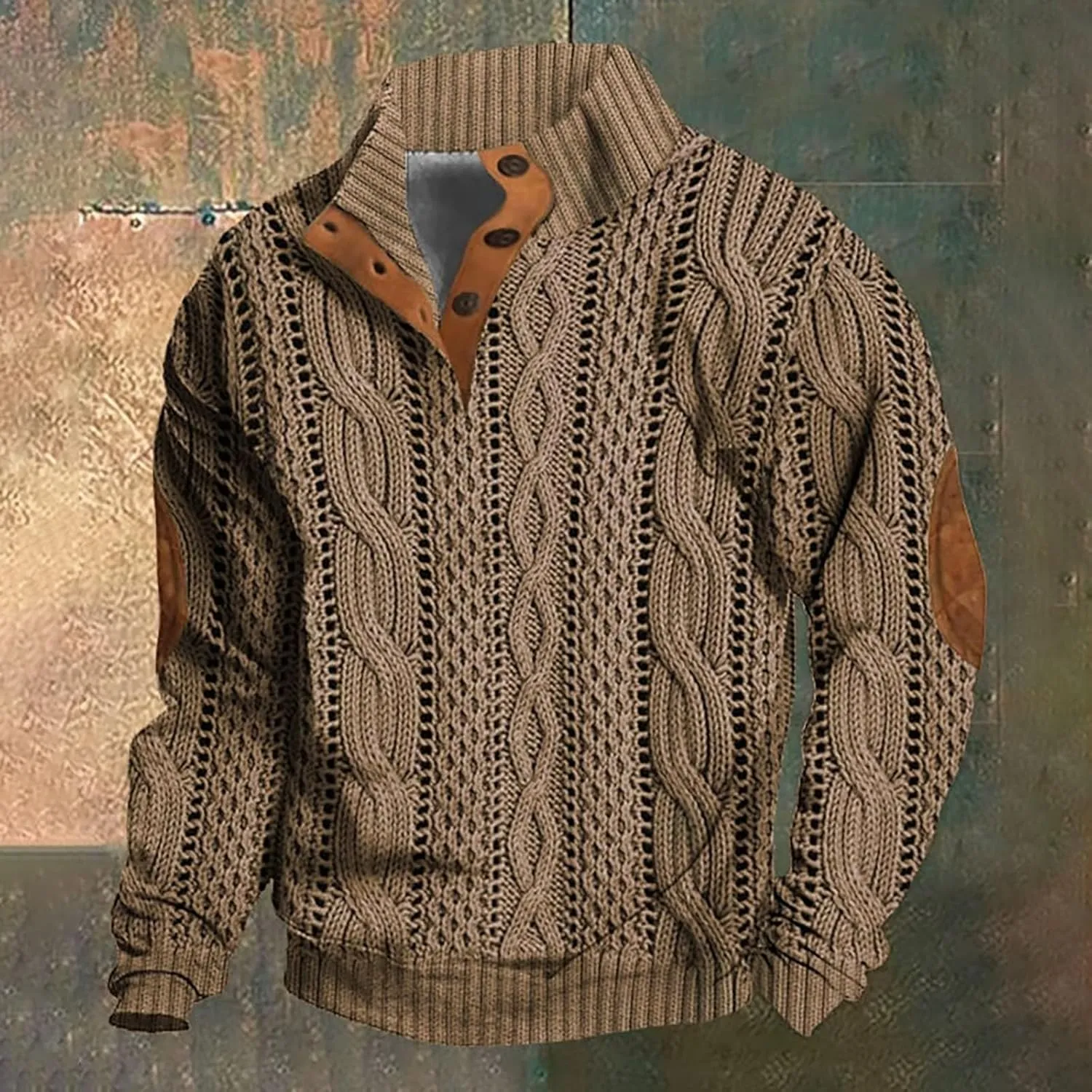 Solid Hoodie Pullover Sweater Men'S Fashion Spring And Autumn Casual Short Sleeved Round Neck Solid Color Thin