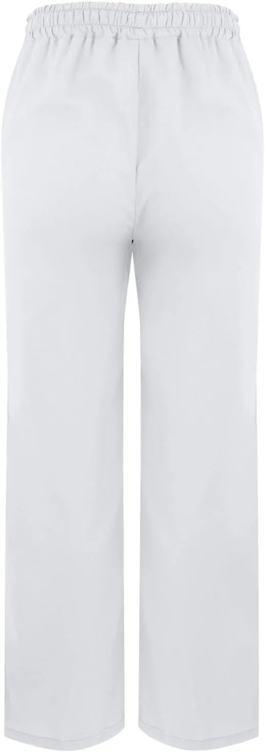 Summer Pants for Women 2025 Casual Cotton Linen Pants Drawstring High Waist Beach Pants with Pockets Vacation Outfits