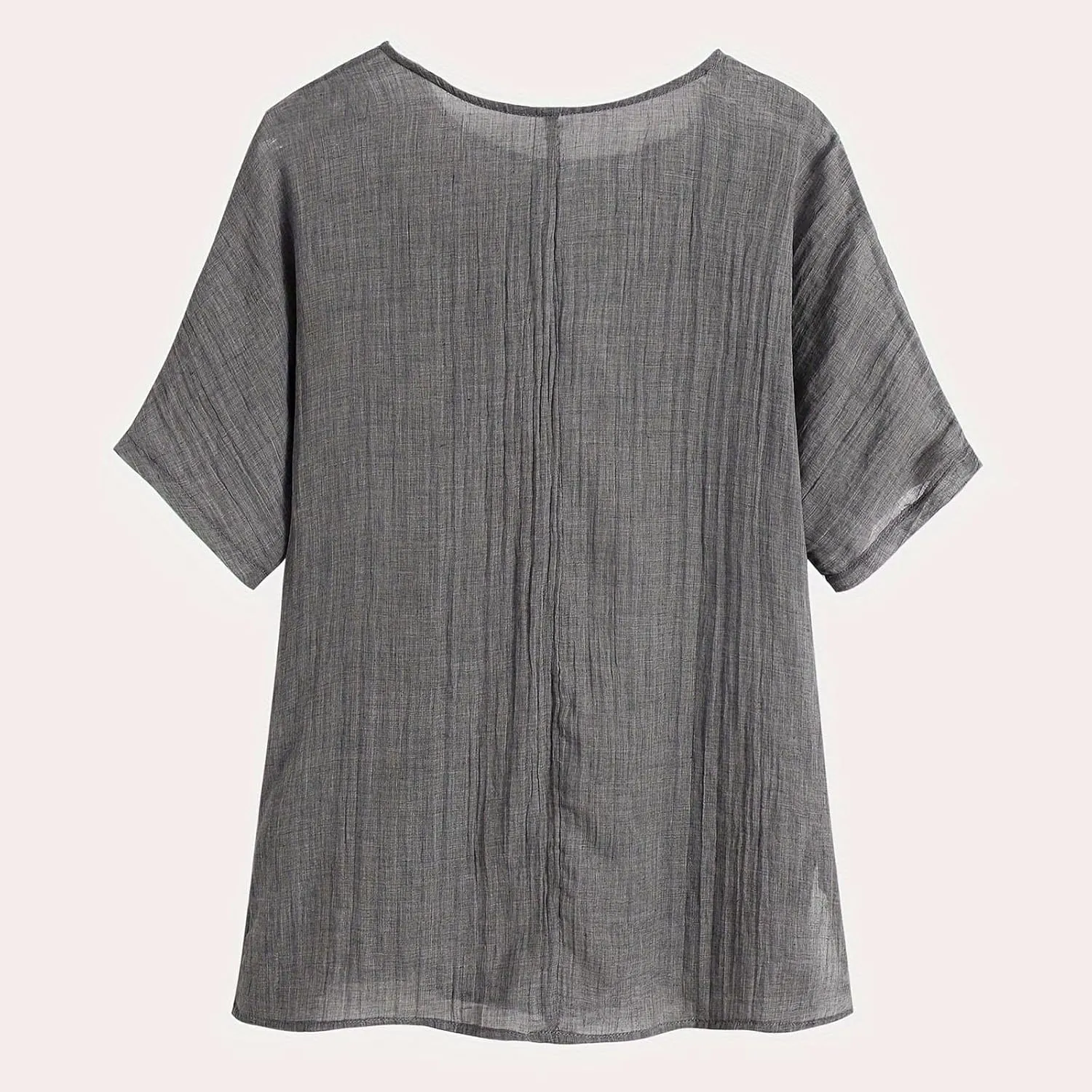 Summer Tunic Tops for Women Lightweight Comfy Tees Dragonfly Trendy Blouses Plus Size Linen 3/4 Length Sleeve Clothes