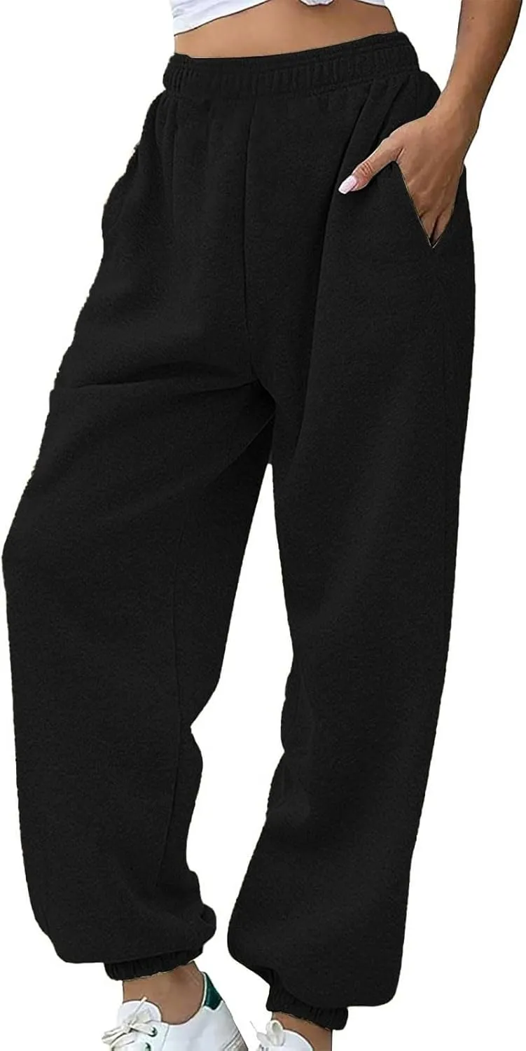 Sweatpants for Women Baggy Cinched Bottom Workout Drawstring Elastic Waist Joggers Pants Outdoor Sports Athletic Pant