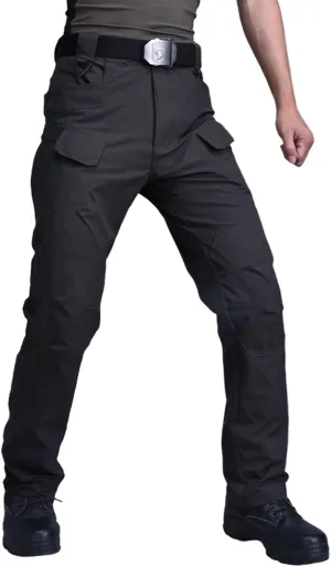 Tactical Cargo Pants for Men Wide Athletic Pants with Multi-Pocket Comfy Baggy Trousers