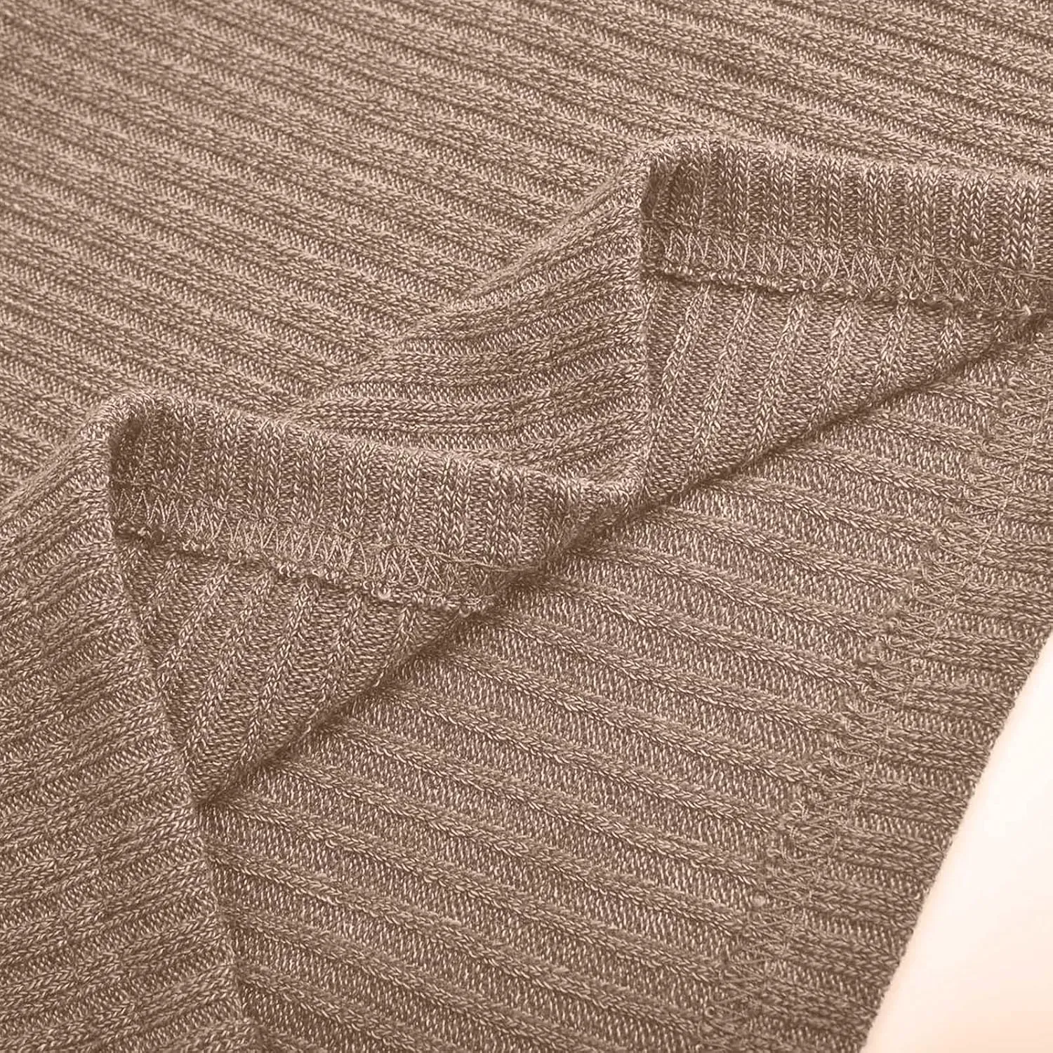 TANGNADE Turtleneck Sweater Women Plus Size Tunic Long Sleeve Cable Knit Sweaters Lightweight Chunky Pullover High Neck