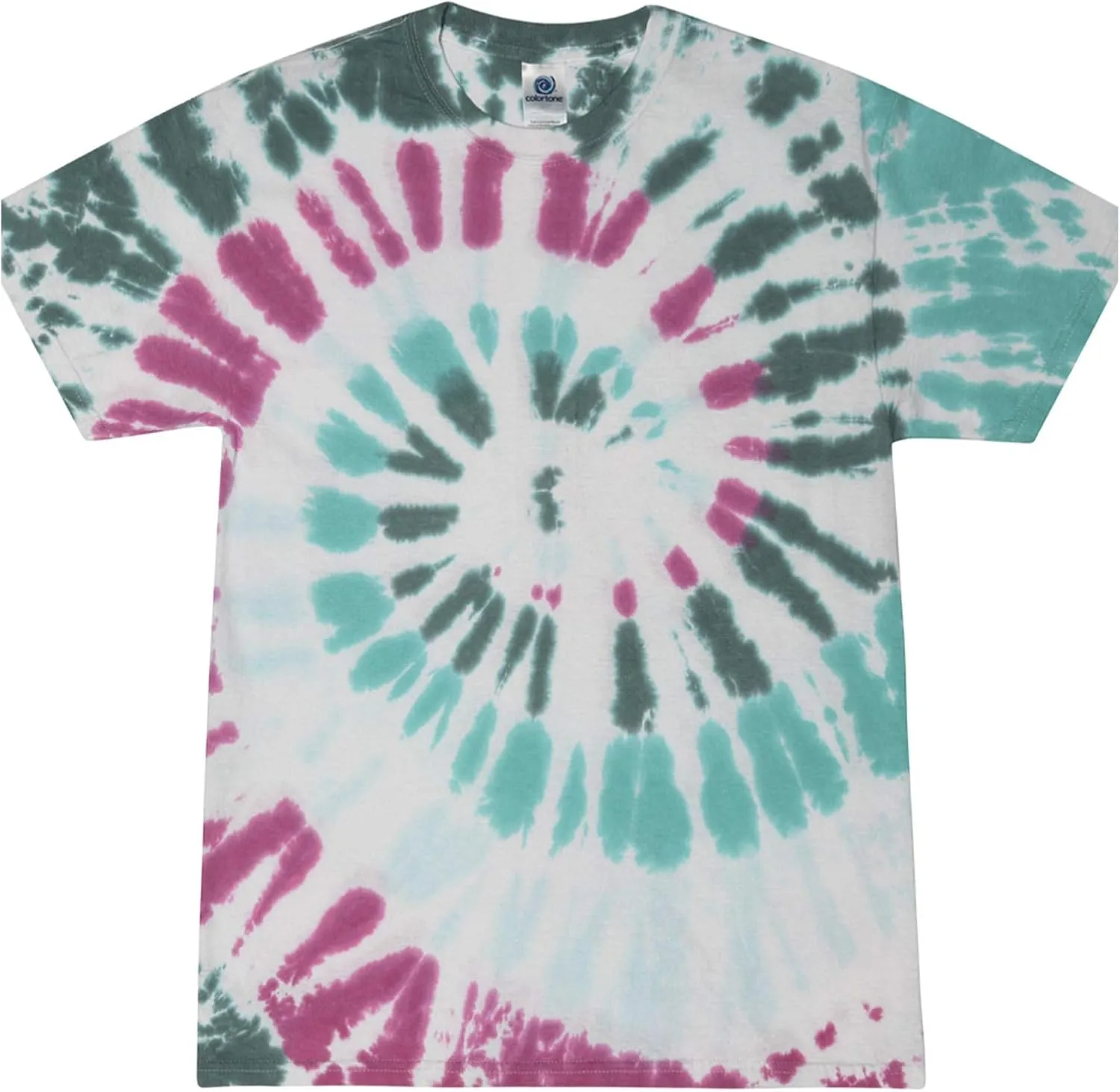 Tie-Dye T-Shirts, Everglades, 100% Pre-Shrunk Cotton, Size 2XL, Short Sleeve