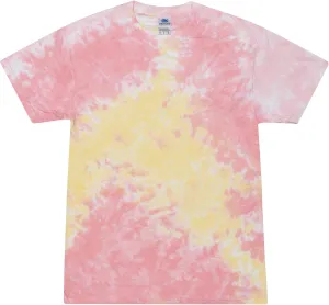 Tie-Dye T-Shirts, Pastel Colors, 100% Pre-Shrunk Cotton, Adult Sizes, Short Sleeve