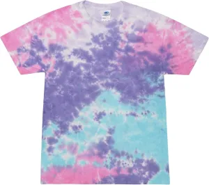Tie-Dye T-Shirts, Pastel Colors, 100% Pre-Shrunk Cotton, Adult Sizes, Short Sleeve