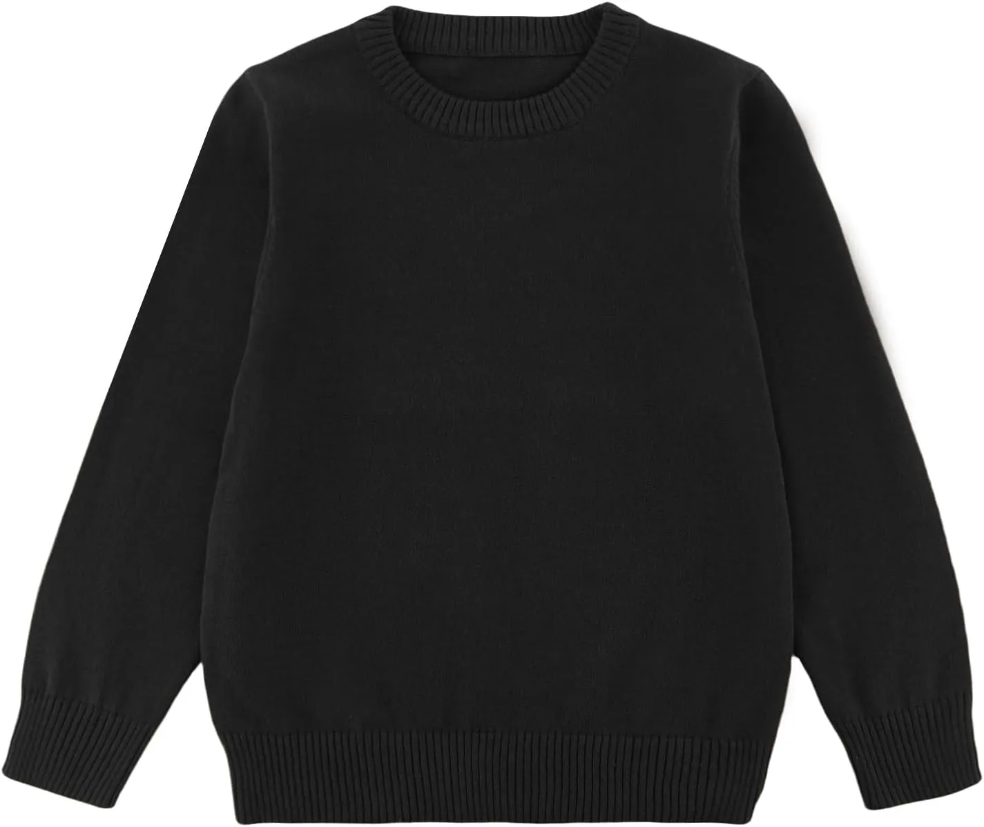 Toddler Boys Girls Crewneck Cable Knit Sweaters Kids Long Sleeve Chunky Pullover Tops 18 Months-8 Years