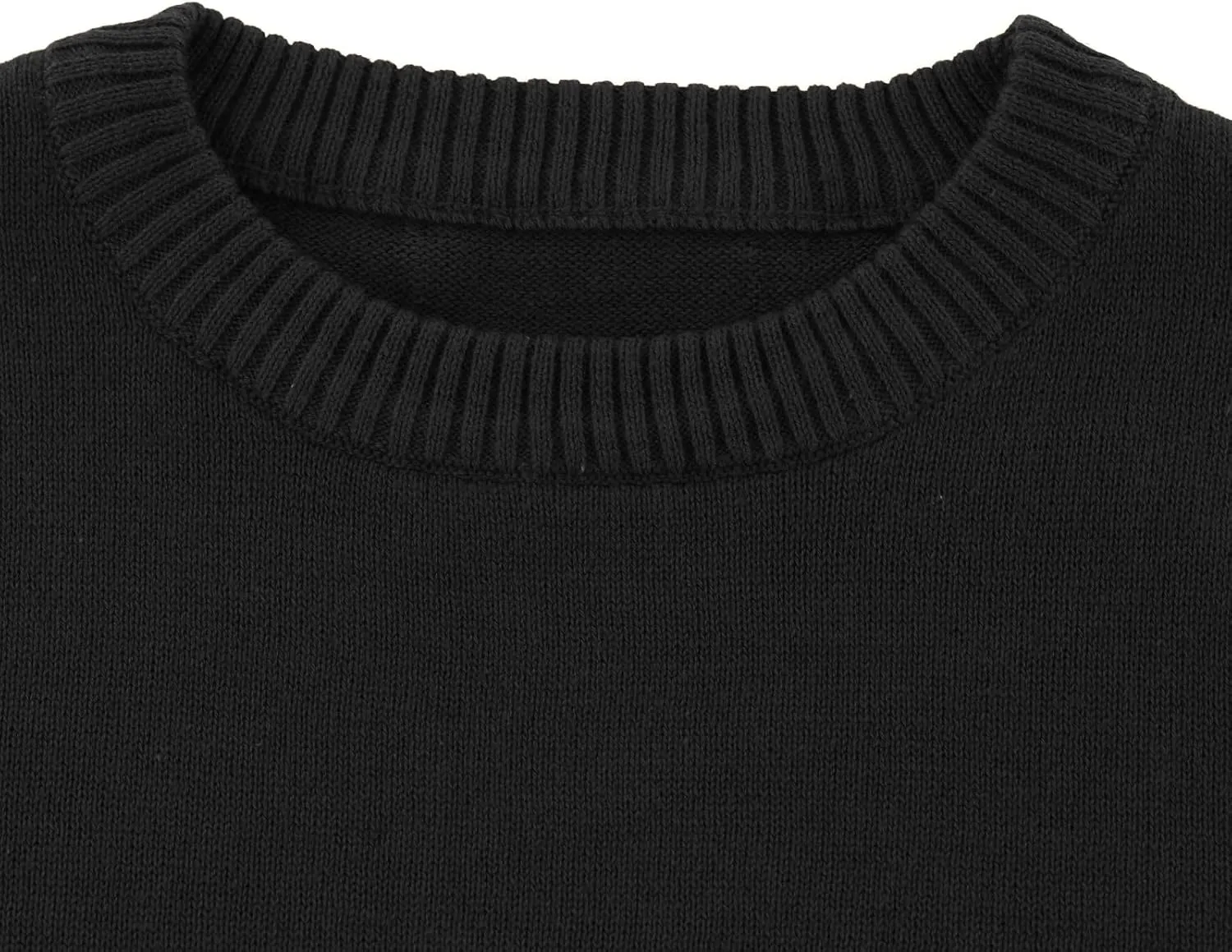 Toddler Boys Girls Crewneck Cable Knit Sweaters Kids Long Sleeve Chunky Pullover Tops 18 Months-8 Years