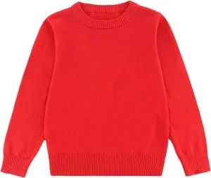 Toddler Boys Girls Crewneck Cable Knit Sweaters Kids Long Sleeve Chunky Pullover Tops 18 Months-8 Years