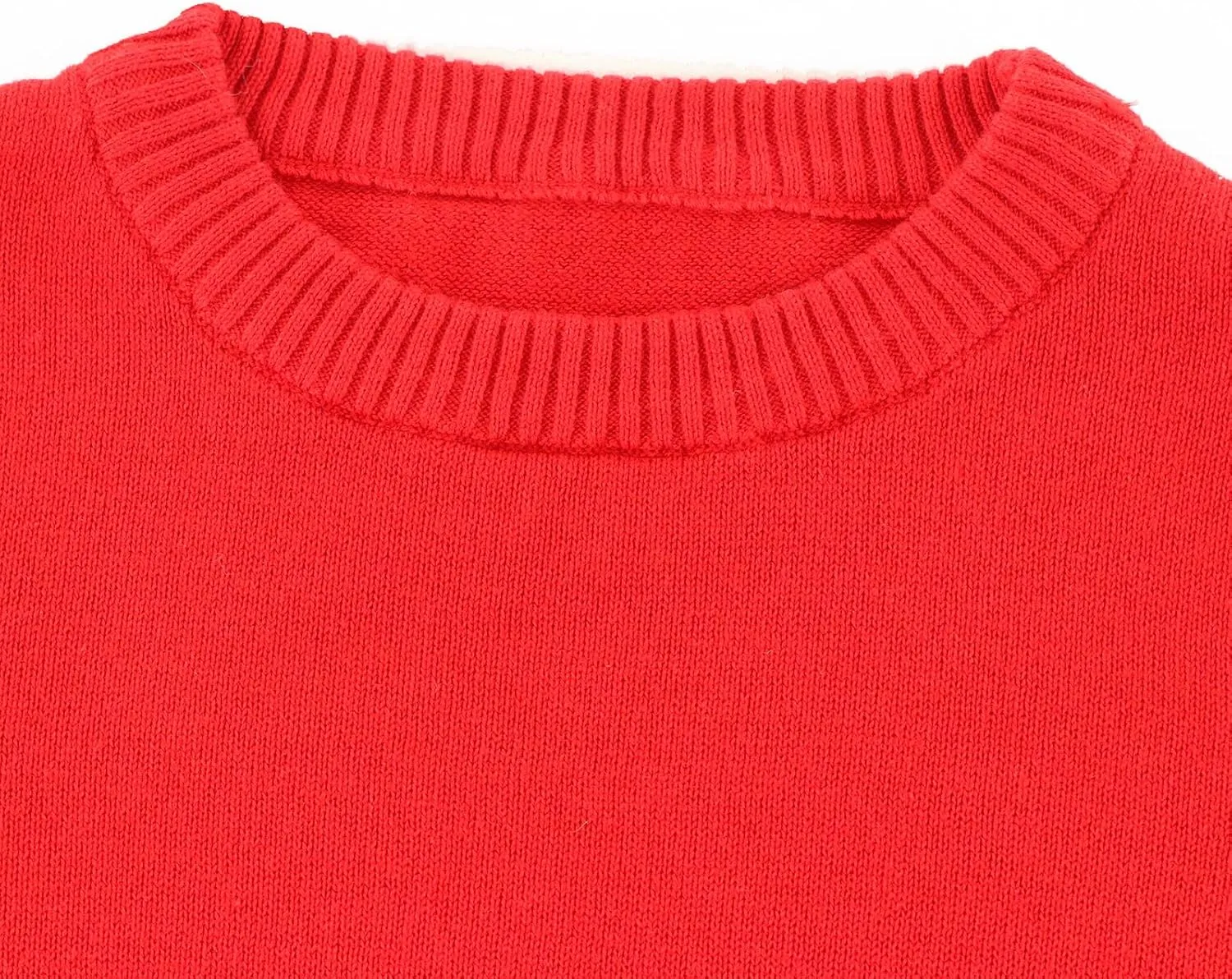 Toddler Boys Girls Crewneck Cable Knit Sweaters Kids Long Sleeve Chunky Pullover Tops 18 Months-8 Years