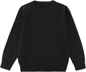 Toddler Boys Girls Crewneck Cable Knit Sweaters Kids Long Sleeve Chunky Pullover Tops 18 Months-8 Years