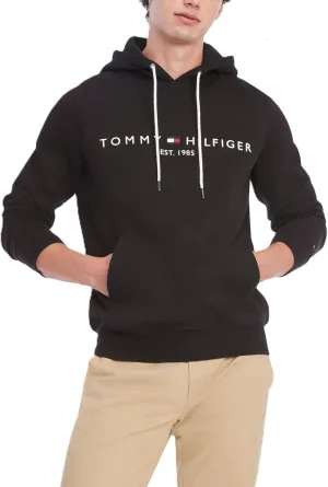 Tommy Hilfiger Men's Medium Weight Fleece Hoodie Sweatshirt with Embroidered Logo, Also Available in Big & Tall