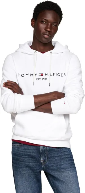 Tommy Hilfiger Men's Medium Weight Fleece Hoodie Sweatshirt with Embroidered Logo, Also Available in Big & Tall