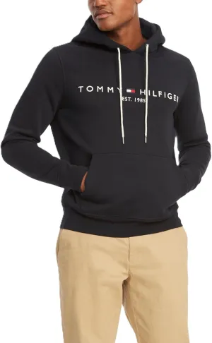 Tommy Hilfiger Men's Medium Weight Fleece Hoodie Sweatshirt with Embroidered Logo, Also Available in Big & Tall