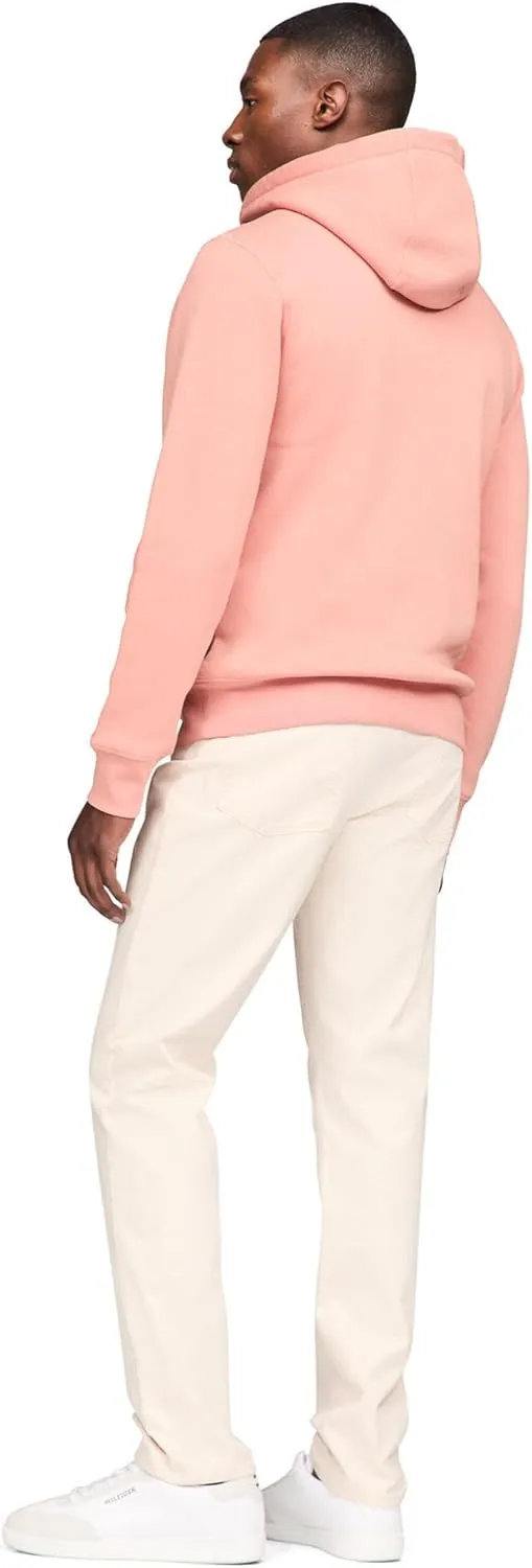 Tommy Hilfiger Men's Medium Weight Fleece Hoodie Sweatshirt with Embroidered Logo, Also Available in Big & Tall
